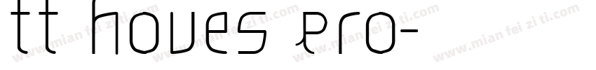 tt hoves pro字体转换
